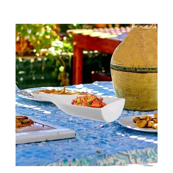 Unique Wine Bottle Shape Ceramic Serving Platter for Appetizers and Cold Dishes - Picture 8 of 9